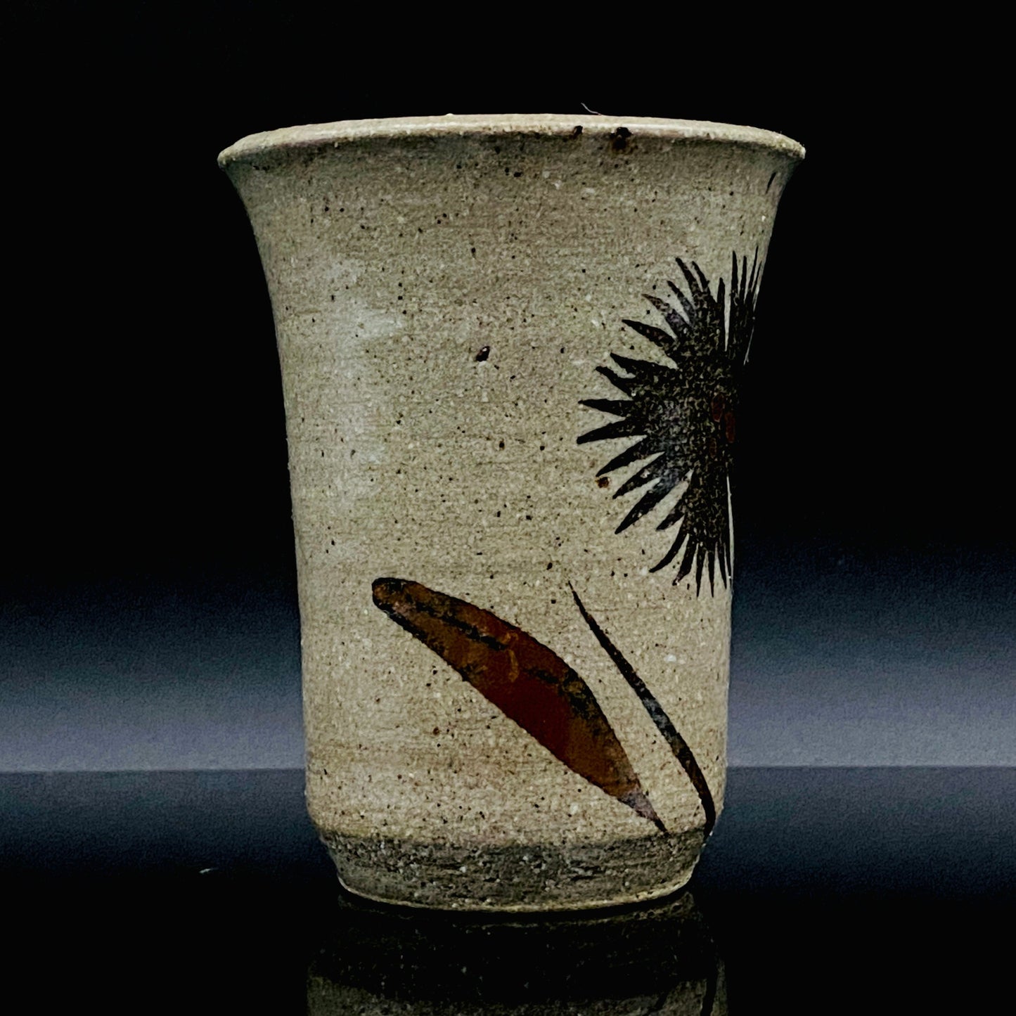 江口勝美 和紙染花文 肥前陶芸界の生ける伝説 至高のビアグラス 2点セット #167