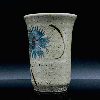 江口勝美 和紙染花文 肥前陶芸界の生ける伝説 至高のビアグラス 2点セット #167