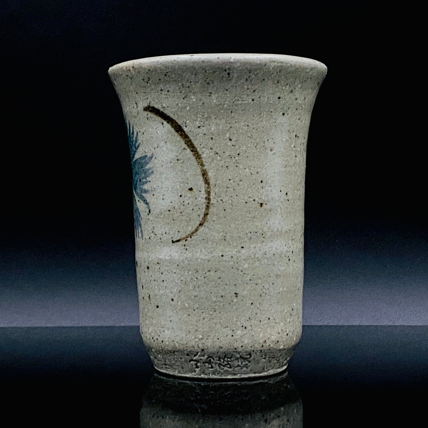 江口勝美 和紙染花文 肥前陶芸界の生ける伝説 至高のビアグラス 2点セット #167