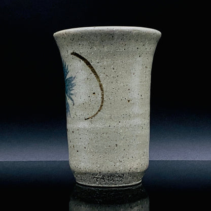 江口勝美 和紙染花文 肥前陶芸界の生ける伝説 至高のビアグラス 2点セット #167