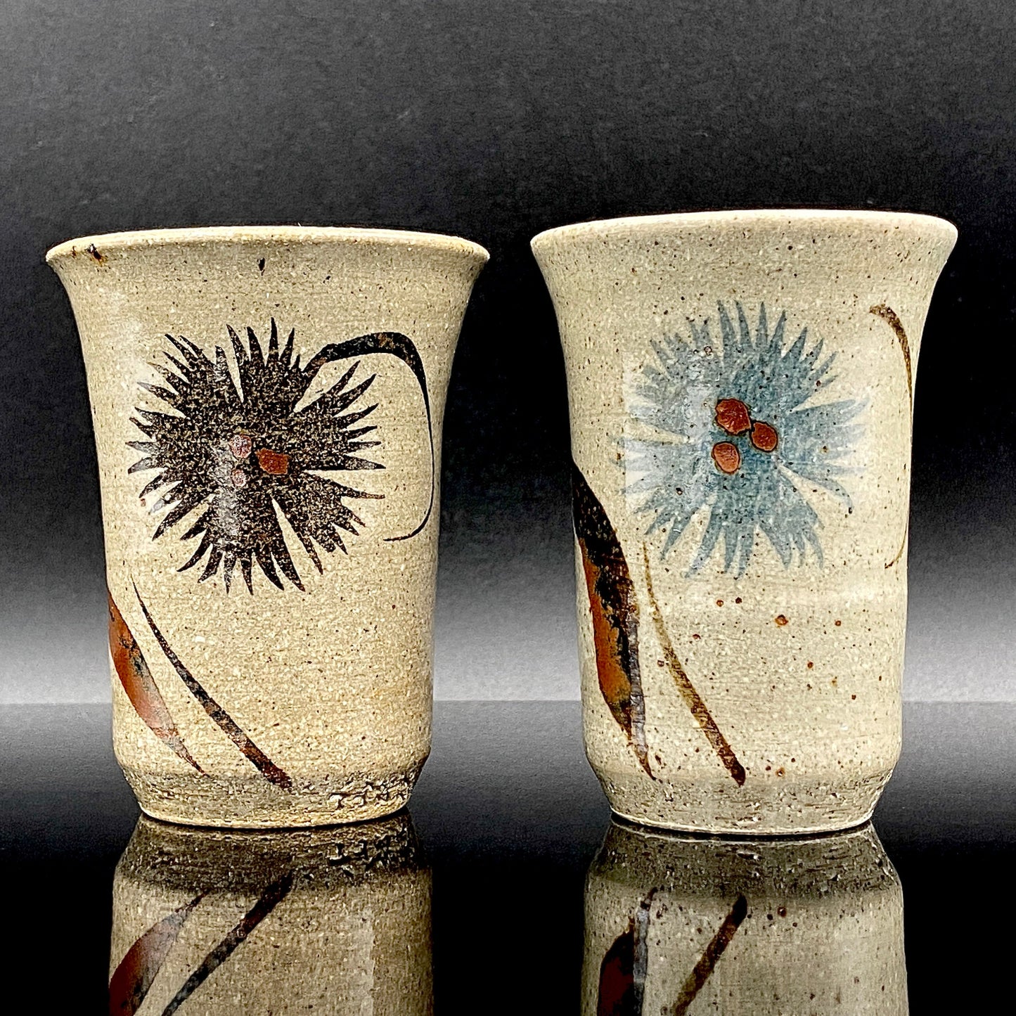 江口勝美 和紙染花文 至高のビアグラス