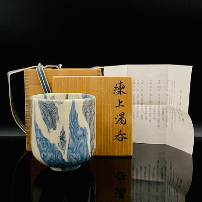 松井康阳（Matsui Koyo）杰作 绞胎之极致 积层绞胎构建的积层构造美 威士忌杯 #174