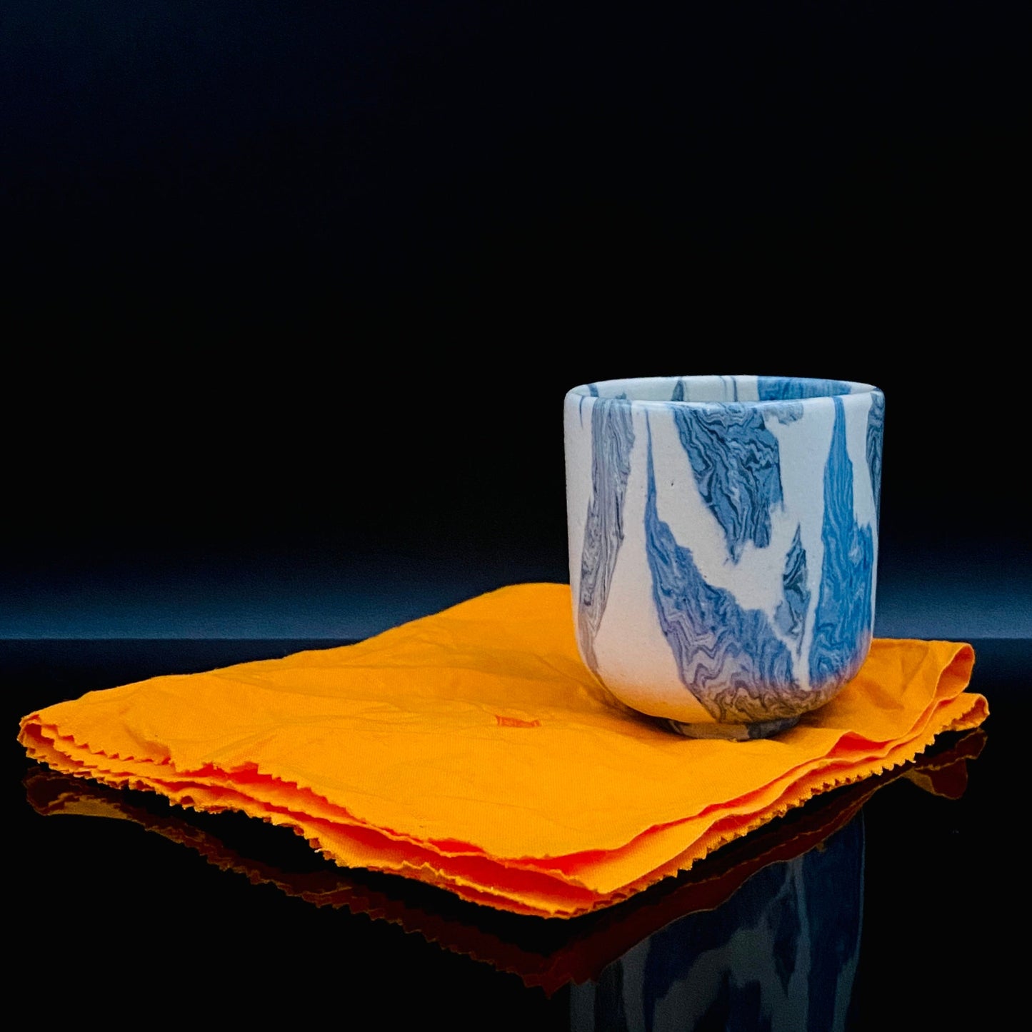 松井康阳（Matsui Koyo）杰作 绞胎之极致 积层绞胎构建的积层构造美 威士忌杯 #174