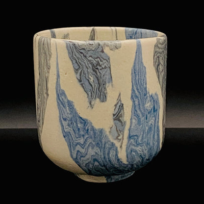 松井康阳（Matsui Koyo）杰作 绞胎之极致 积层绞胎构建的积层构造美 威士忌杯 #174