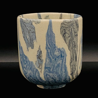 松井康阳（Matsui Koyo）杰作 绞胎之极致 积层绞胎构建的积层构造美 威士忌杯 #174