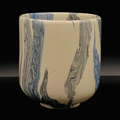 松井康阳（Matsui Koyo）杰作 绞胎之极致 积层绞胎构建的积层构造美 威士忌杯 #174