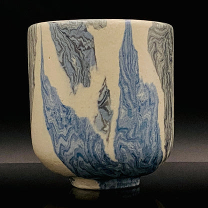 松井康阳（Matsui Koyo）杰作 绞胎之极致 积层绞胎构建的积层构造美 威士忌杯 #174