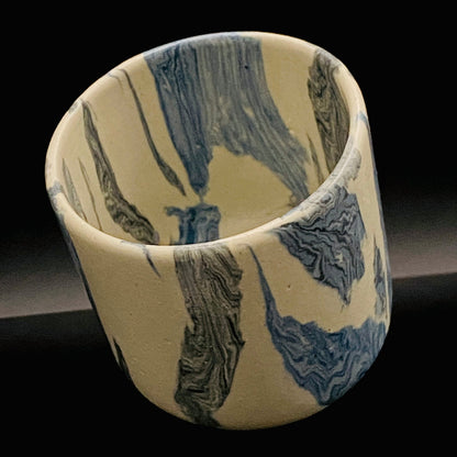 松井康阳（Matsui Koyo）杰作 绞胎之极致 积层绞胎构建的积层构造美 威士忌杯 #174