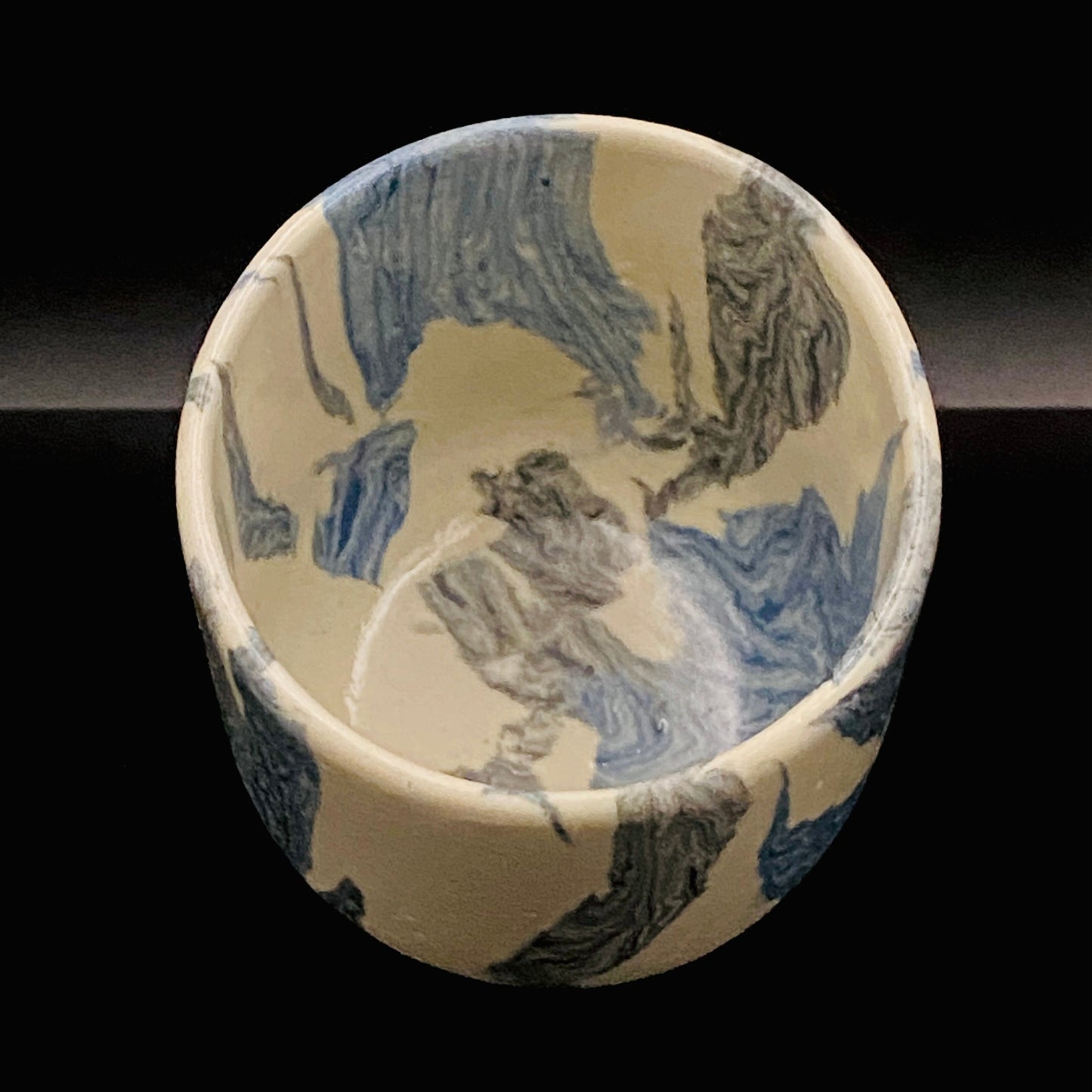 松井康阳（Matsui Koyo）杰作 绞胎之极致 积层绞胎构建的积层构造美 威士忌杯 #174