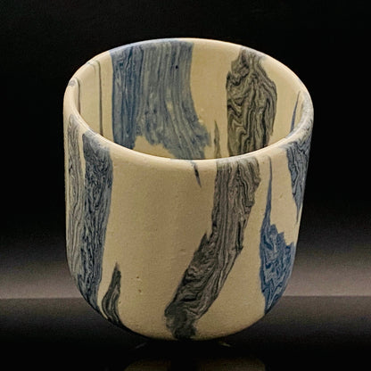 松井康阳（Matsui Koyo）杰作 绞胎之极致 积层绞胎构建的积层构造美 威士忌杯 #174