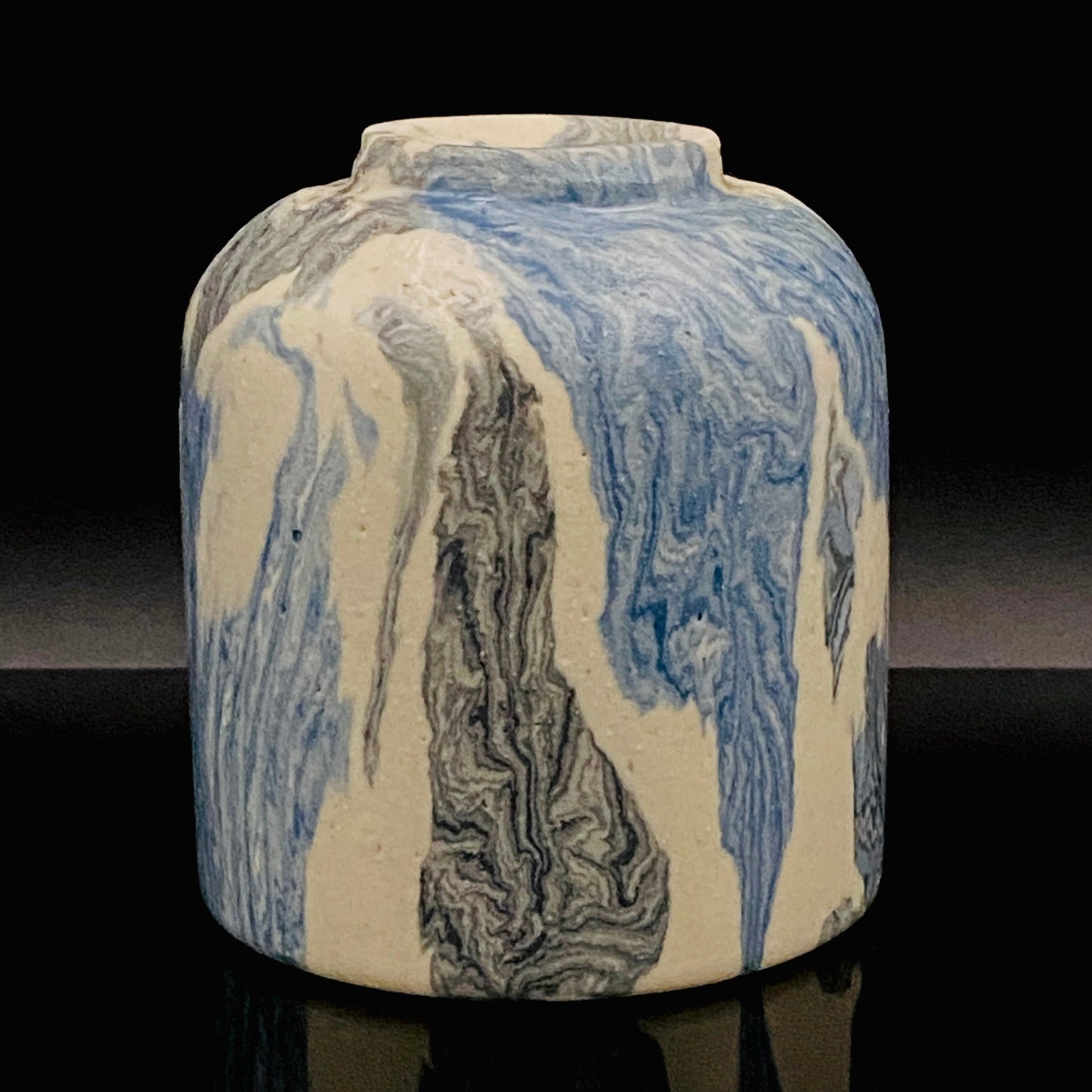 松井康阳（Matsui Koyo）杰作 绞胎之极致 积层绞胎构建的积层构造美 威士忌杯 #174