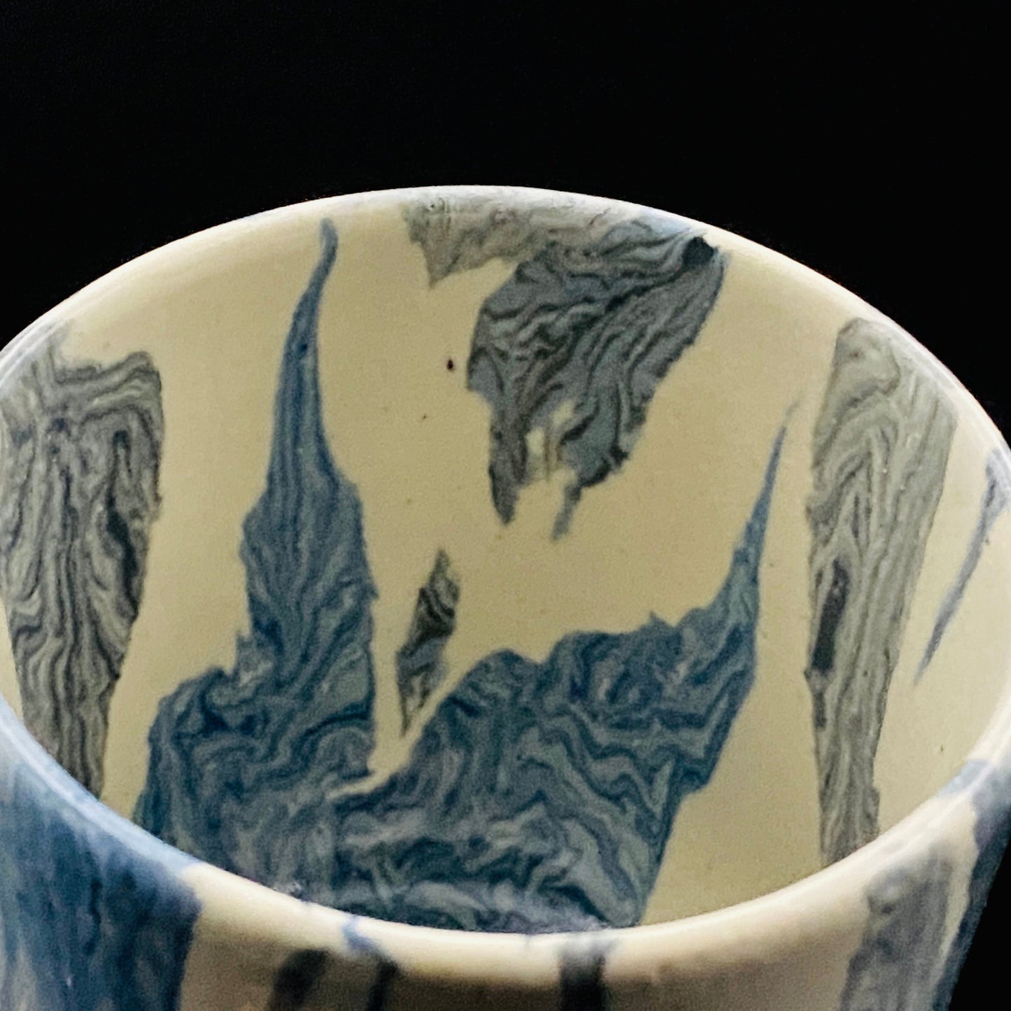 松井康阳（Matsui Koyo）杰作 绞胎之极致 积层绞胎构建的积层构造美 威士忌杯 #174