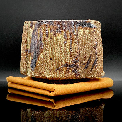 Artist Featured in Ippodo Gallery New York's "Magic of the Tea Bowl" | Eldest Son of Mashiko Potter Ken Matsuzaki | Kan Matsuzaki | Irabo Kofuku Chawan (Small Tea Bowl) | Tomobako | Japanese-Style Rocks Glass #476