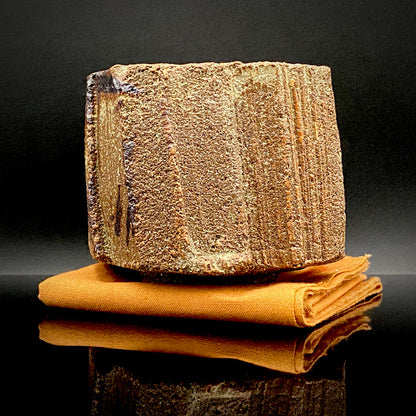 Artist Featured in Ippodo Gallery New York's "Magic of the Tea Bowl" | Eldest Son of Mashiko Potter Ken Matsuzaki | Kan Matsuzaki | Irabo Kofuku Chawan (Small Tea Bowl) | Tomobako | Japanese-Style Rocks Glass #476