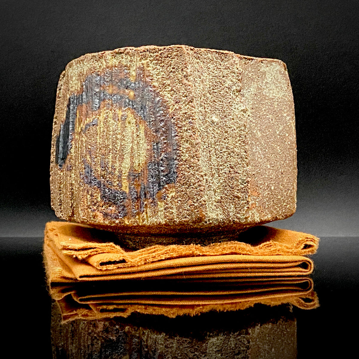 Artist Featured in Ippodo Gallery New York's "Magic of the Tea Bowl" | Eldest Son of Mashiko Potter Ken Matsuzaki | Kan Matsuzaki | Irabo Kofuku Chawan (Small Tea Bowl) | Tomobako | Japanese-Style Rocks Glass #476