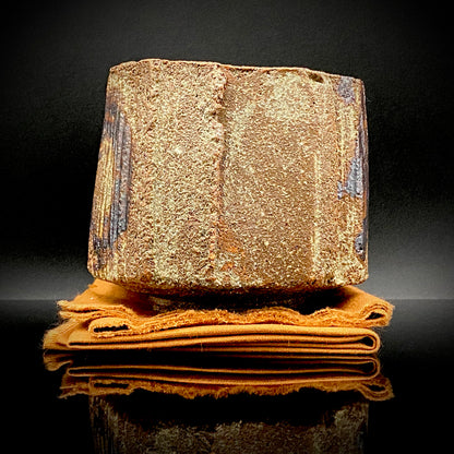 Artist Featured in Ippodo Gallery New York's "Magic of the Tea Bowl" | Eldest Son of Mashiko Potter Ken Matsuzaki | Kan Matsuzaki | Irabo Kofuku Chawan (Small Tea Bowl) | Tomobako | Japanese-Style Rocks Glass #476