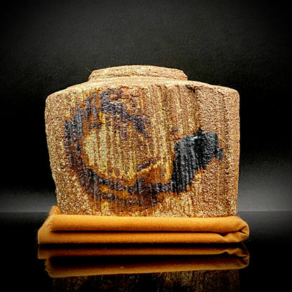 Artist Featured in Ippodo Gallery New York's "Magic of the Tea Bowl" | Eldest Son of Mashiko Potter Ken Matsuzaki | Kan Matsuzaki | Irabo Kofuku Chawan (Small Tea Bowl) | Tomobako | Japanese-Style Rocks Glass #476