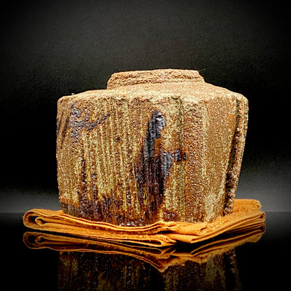 Artist Featured in Ippodo Gallery New York's "Magic of the Tea Bowl" | Eldest Son of Mashiko Potter Ken Matsuzaki | Kan Matsuzaki | Irabo Kofuku Chawan (Small Tea Bowl) | Tomobako | Japanese-Style Rocks Glass #476