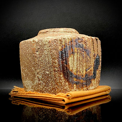 Artist Featured in Ippodo Gallery New York's "Magic of the Tea Bowl" | Eldest Son of Mashiko Potter Ken Matsuzaki | Kan Matsuzaki | Irabo Kofuku Chawan (Small Tea Bowl) | Tomobako | Japanese-Style Rocks Glass #476