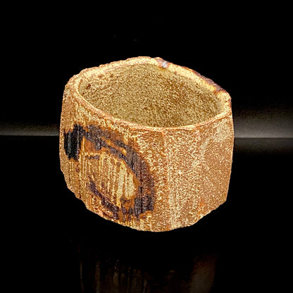 Artist Featured in Ippodo Gallery New York's "Magic of the Tea Bowl" | Eldest Son of Mashiko Potter Ken Matsuzaki | Kan Matsuzaki | Irabo Kofuku Chawan (Small Tea Bowl) | Tomobako | Japanese-Style Rocks Glass #476