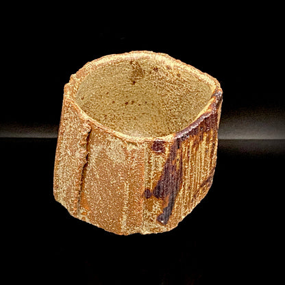 Artist Featured in Ippodo Gallery New York's "Magic of the Tea Bowl" | Eldest Son of Mashiko Potter Ken Matsuzaki | Kan Matsuzaki | Irabo Kofuku Chawan (Small Tea Bowl) | Tomobako | Japanese-Style Rocks Glass #476