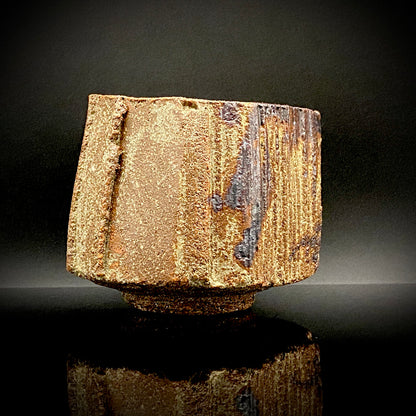 Artist Featured in Ippodo Gallery New York's "Magic of the Tea Bowl" | Eldest Son of Mashiko Potter Ken Matsuzaki | Kan Matsuzaki | Irabo Kofuku Chawan (Small Tea Bowl) | Tomobako | Japanese-Style Rocks Glass #476