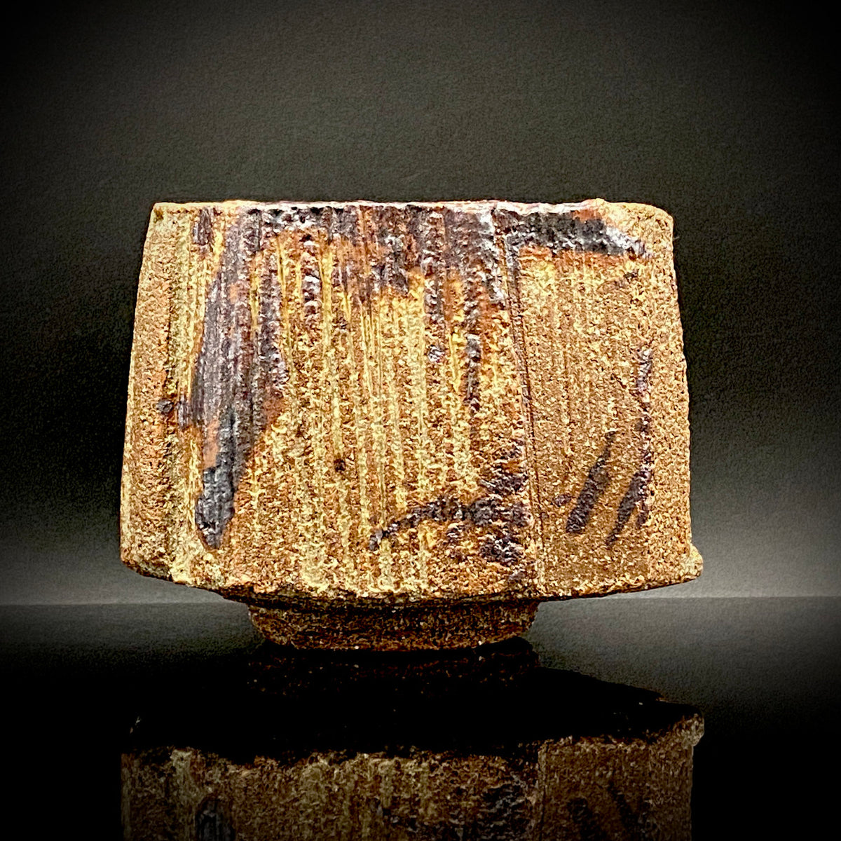 Artist Featured in Ippodo Gallery New York's "Magic of the Tea Bowl" | Eldest Son of Mashiko Potter Ken Matsuzaki | Kan Matsuzaki | Irabo Kofuku Chawan (Small Tea Bowl) | Tomobako | Japanese-Style Rocks Glass #476