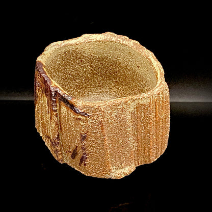 Artist Featured in Ippodo Gallery New York's "Magic of the Tea Bowl" | Eldest Son of Mashiko Potter Ken Matsuzaki | Kan Matsuzaki | Irabo Kofuku Chawan (Small Tea Bowl) | Tomobako | Japanese-Style Rocks Glass #476