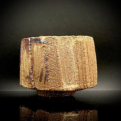 Artist Featured in Ippodo Gallery New York's "Magic of the Tea Bowl" | Eldest Son of Mashiko Potter Ken Matsuzaki | Kan Matsuzaki | Irabo Kofuku Chawan (Small Tea Bowl) | Tomobako | Japanese-Style Rocks Glass #476