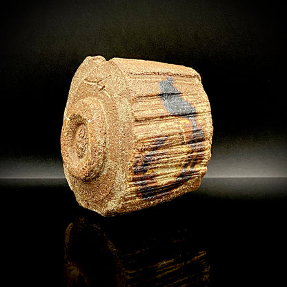 Artist Featured in Ippodo Gallery New York's "Magic of the Tea Bowl" | Eldest Son of Mashiko Potter Ken Matsuzaki | Kan Matsuzaki | Irabo Kofuku Chawan (Small Tea Bowl) | Tomobako | Japanese-Style Rocks Glass #476