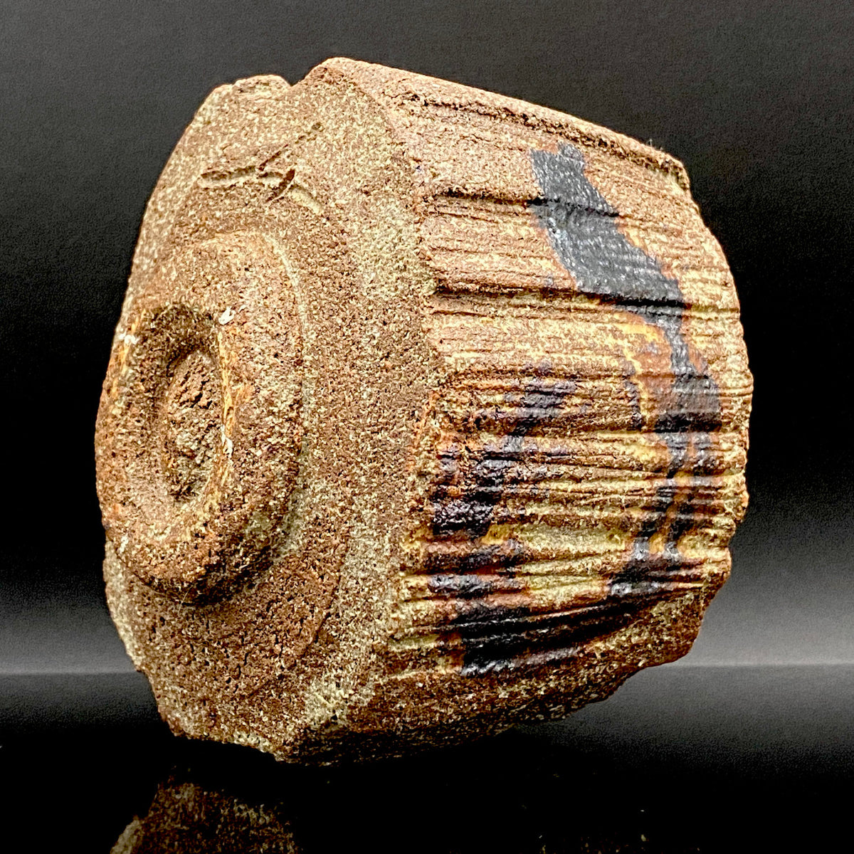 Artist Featured in Ippodo Gallery New York's "Magic of the Tea Bowl" | Eldest Son of Mashiko Potter Ken Matsuzaki | Kan Matsuzaki | Irabo Kofuku Chawan (Small Tea Bowl) | Tomobako | Japanese-Style Rocks Glass #476
