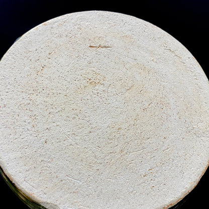 Houston (USA) | Member of the Kokugakai | Mashiko Potter and Pupil of Tatsuzo Shimaoka | Ken Matsuzaki | Plate with Swirl Pattern in Green and Blue Glazes | Dish for Snacks #477
