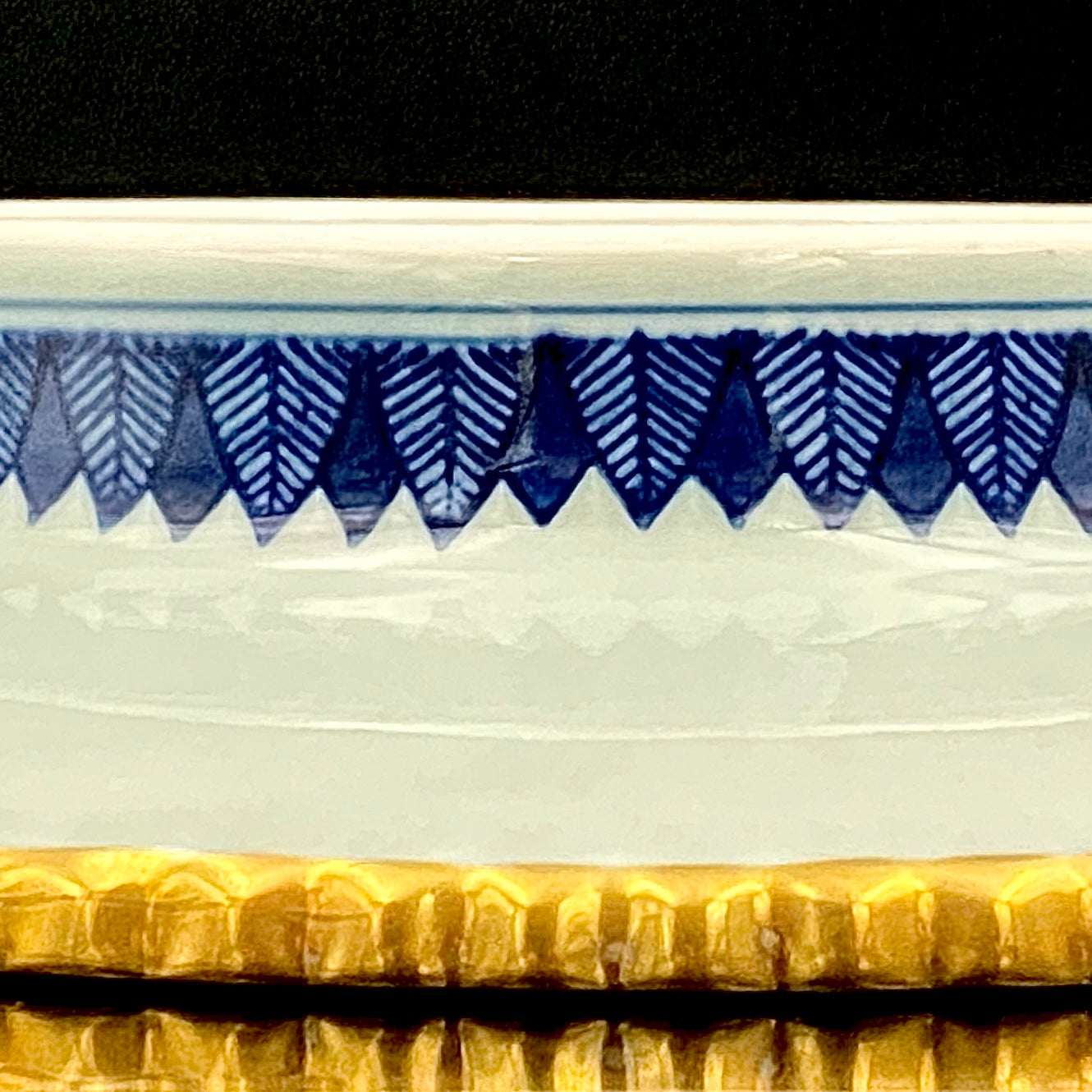 林九郎 作 金襴手染錦 大灰皿 古伊万里様式の再興 波佐見焼の至宝 #176