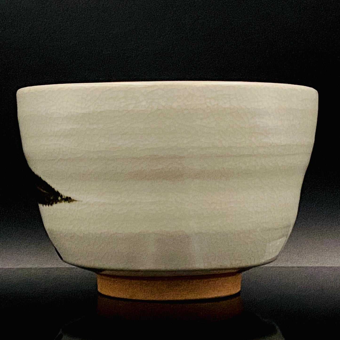 福田力三郎（Fukuda Rikisaburo）作品 铁绘加彩笹之图 茶碗 至高加冰威士忌杯 #179