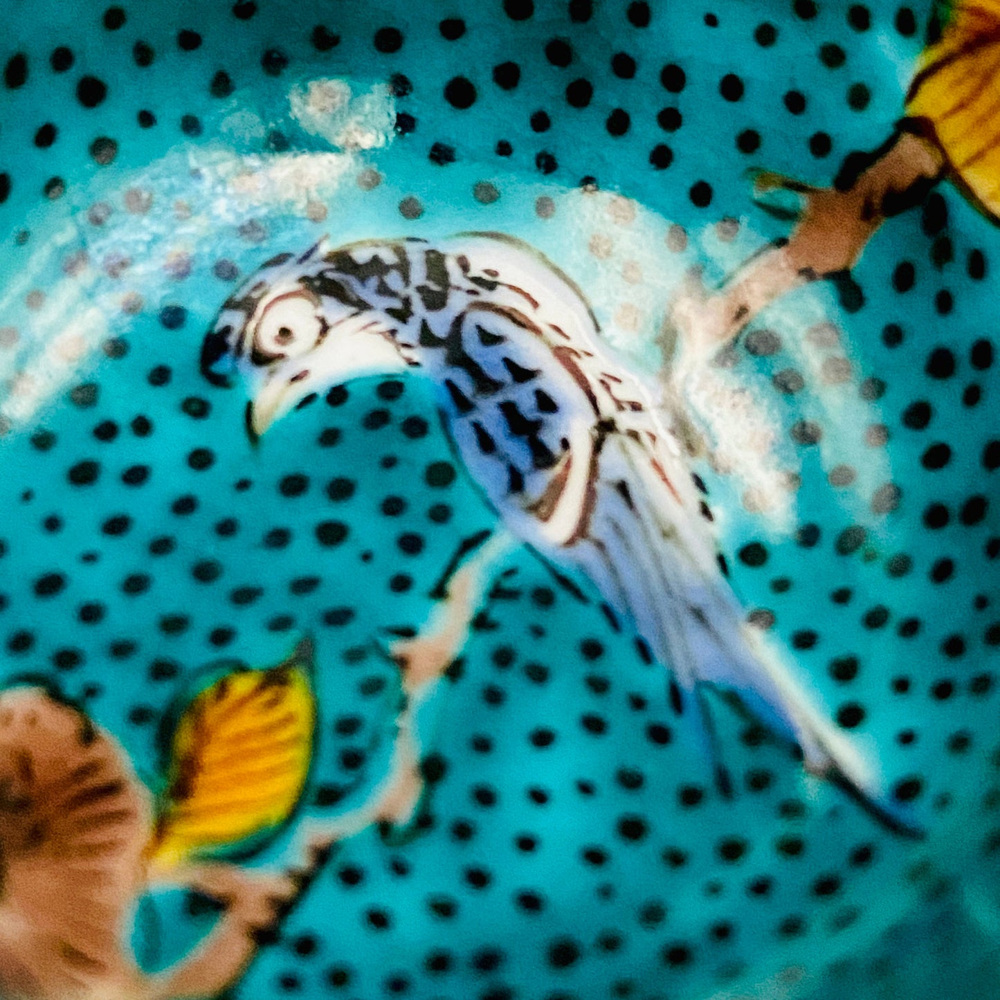 三代 三井为吉（Mitsui Tamekichi）作品 彩绘花鸟纹 洋酒品鉴酒具 九谷烧 彩绘马上杯 #180