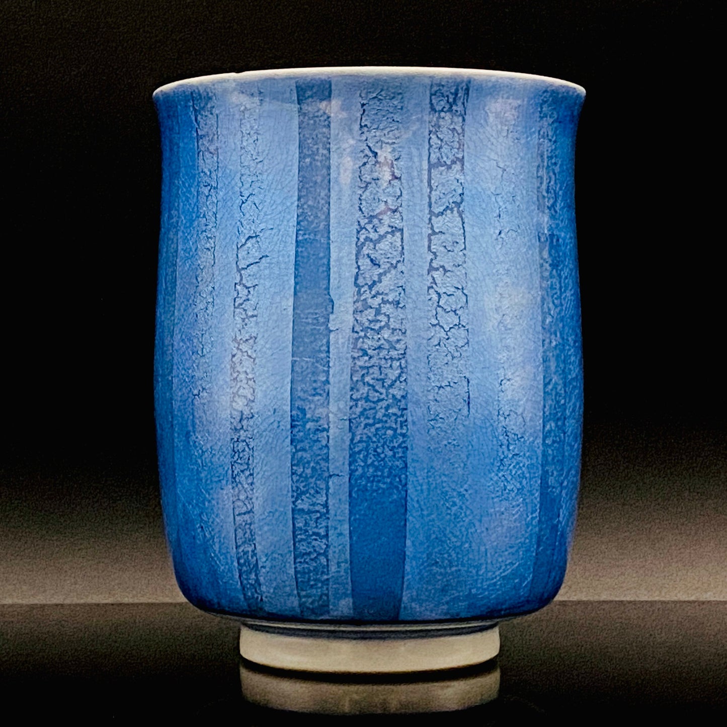 人间国宝 中田一於（Nakata Kazuo）作 九谷烧 釉里金彩 汤吞 洋酒酒器 瑕疵品 #187