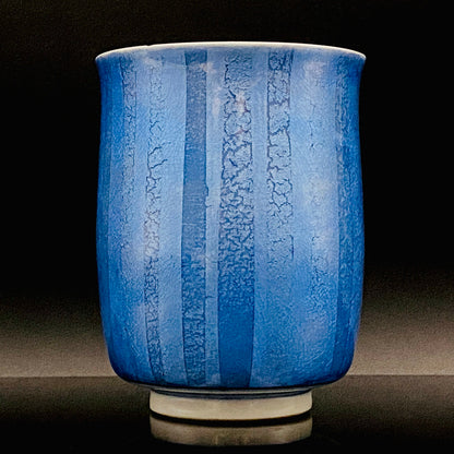 人间国宝 中田一於（Nakata Kazuo）作 九谷烧 釉里金彩 汤吞 洋酒酒器 瑕疵品 #187