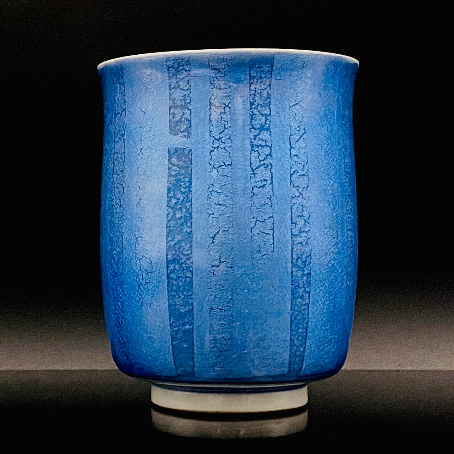 人间国宝 中田一於（Nakata Kazuo）作 九谷烧 釉里金彩 汤吞 洋酒酒器 瑕疵品 #187