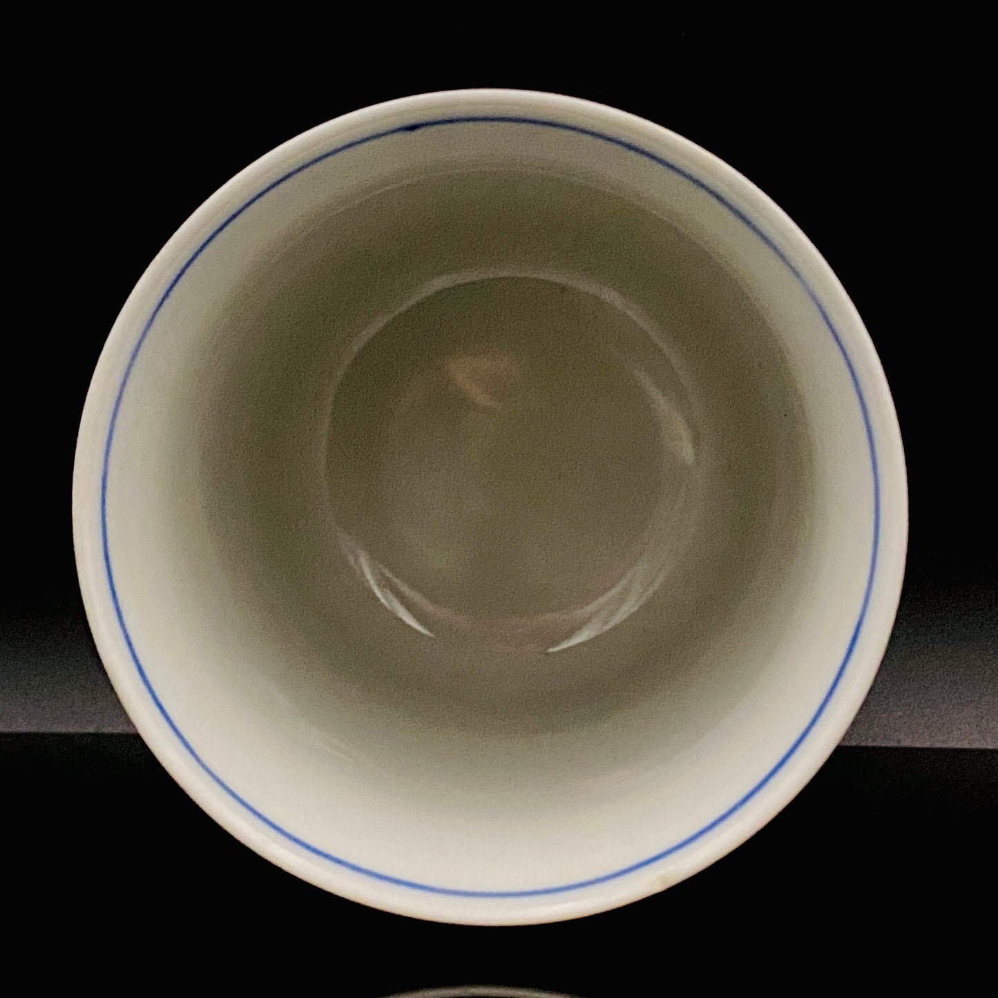 人间国宝 中田一於（Nakata Kazuo）作 九谷烧 釉里金彩 汤吞 洋酒酒器 瑕疵品 #187