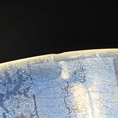 人间国宝 中田一於（Nakata Kazuo）作 九谷烧 釉里金彩 汤吞 洋酒酒器 瑕疵品 #187