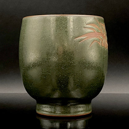 Living National Treasure, Ito Sekisui V, Sado Mumyoi-yaki, Yohen Guinomi Sake Cups (Set of 2) #189