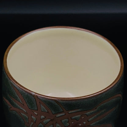 Living National Treasure, Ito Sekisui V, Sado Mumyoi-yaki, Yohen Guinomi Sake Cups (Set of 2) #189