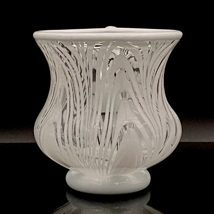 Hisatoshi Iwata, Jobun (Striped) Glass Vessel, Rock Glass / Tasting Glass, Japan Art Academy Award Winning Artist #201