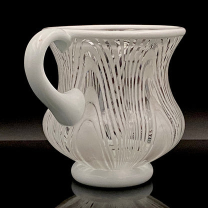 Hisatoshi Iwata, Jobun (Striped) Glass Vessel, Rock Glass / Tasting Glass, Japan Art Academy Award Winning Artist #201