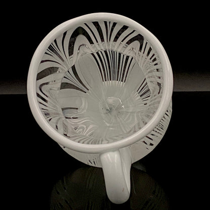 Hisatoshi Iwata, Jobun (Striped) Glass Vessel, Rock Glass / Tasting Glass, Japan Art Academy Award Winning Artist #201