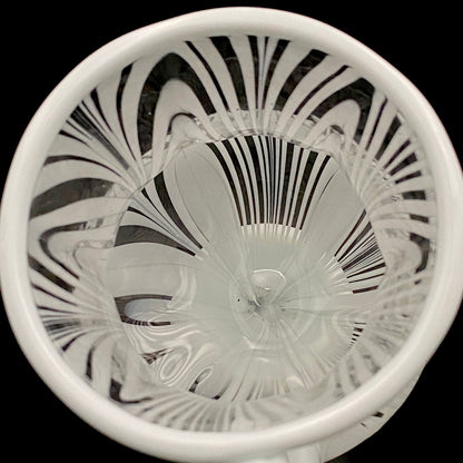 Hisatoshi Iwata, Jobun (Striped) Glass Vessel, Rock Glass / Tasting Glass, Japan Art Academy Award Winning Artist #201