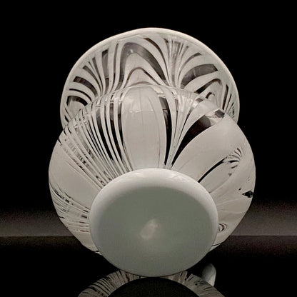 Hisatoshi Iwata, Jobun (Striped) Glass Vessel, Rock Glass / Tasting Glass, Japan Art Academy Award Winning Artist #201