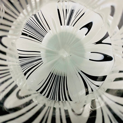 Hisatoshi Iwata, Jobun (Striped) Glass Vessel, Rock Glass / Tasting Glass, Japan Art Academy Award Winning Artist #201