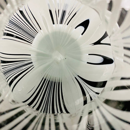 Hisatoshi Iwata, Jobun (Striped) Glass Vessel, Rock Glass / Tasting Glass, Japan Art Academy Award Winning Artist #201