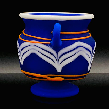 岩田久利（Iwata Hisatoshi）作品 玻璃条文小壶 冰碗 日本艺术院奖获奖作家 #196